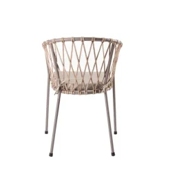Zona-Design Krzesło ogrodowe MYRA 80 cm szare