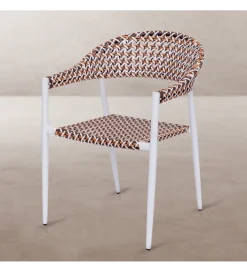 Zona-Design Krzesło ogrodowe NADIA 81 cm białe