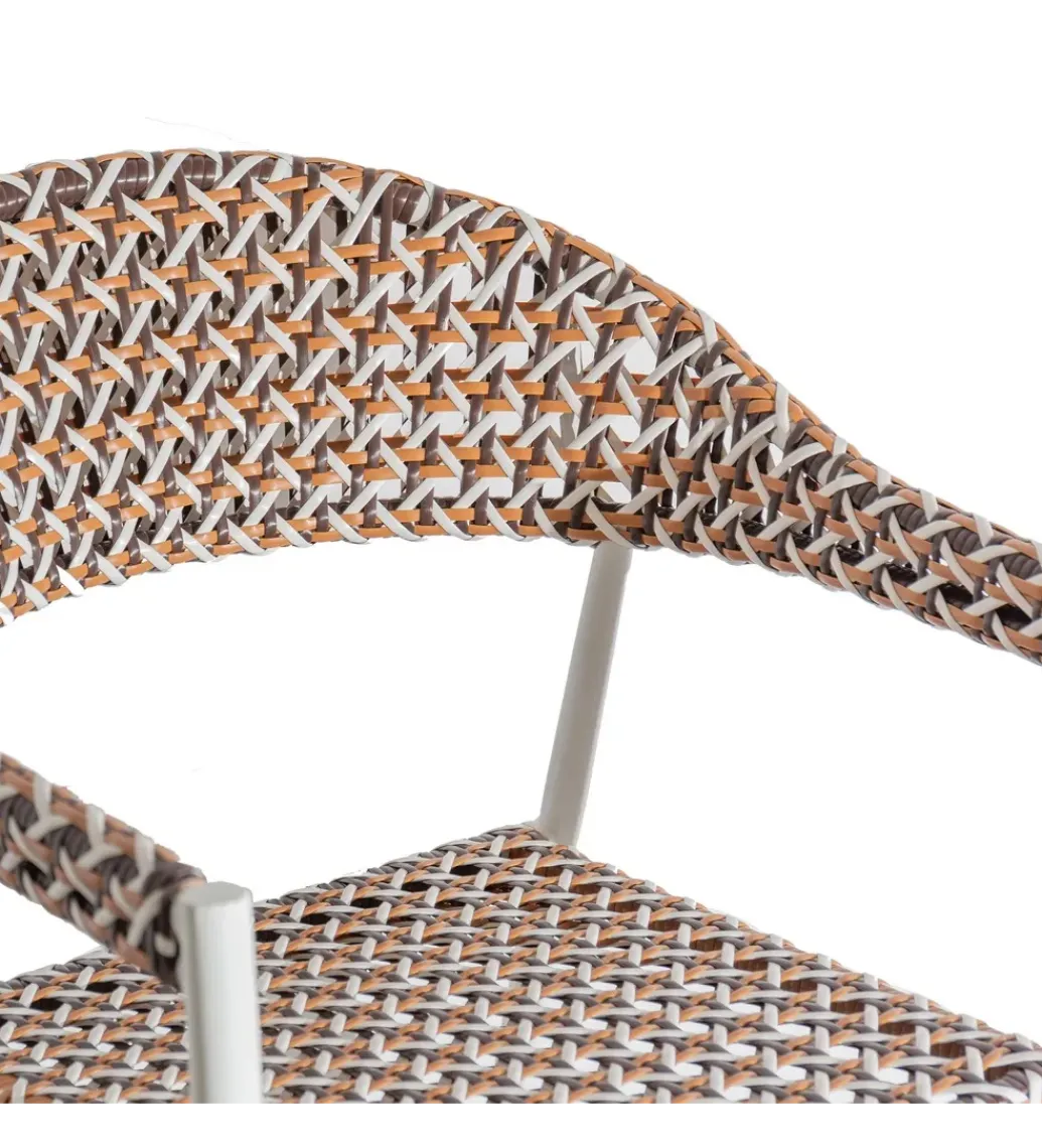 Zona-Design Krzesło ogrodowe NADIA 81 cm białe