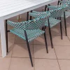 Zona-Design Krzesło ogrodowe NADIA 81 cm czarne