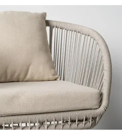 Zona-Design Krzesło ogrodowe PACAREKKO 80 cm szarobrązowe