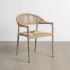 Zona-Design Krzesło ogrodowe PODERAN 76 cm beżowe