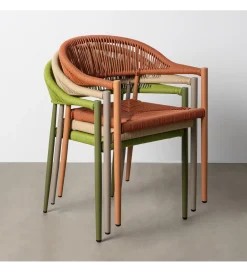 Zona-Design Krzesło ogrodowe PODERAN 76 cm beżowe