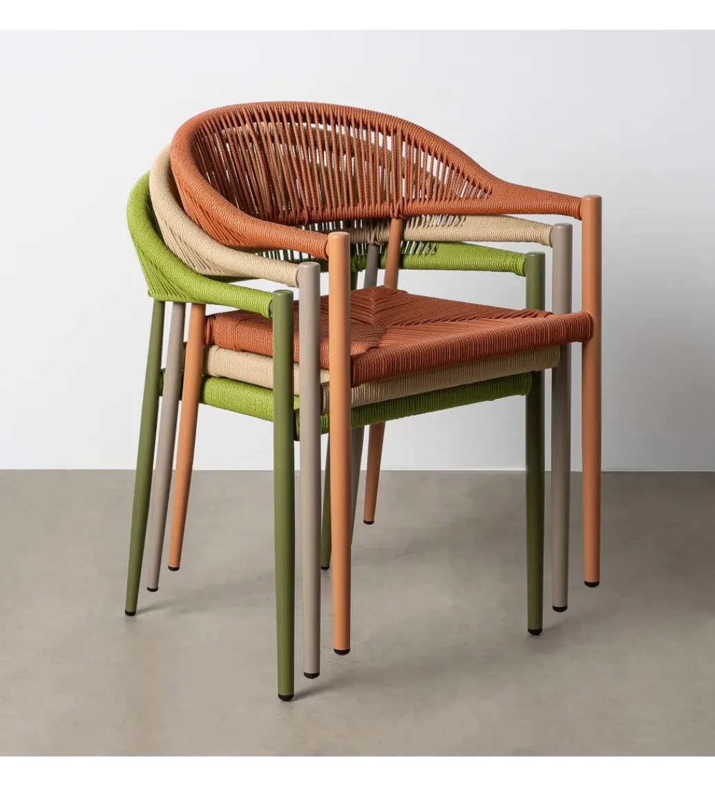 Zona-Design Krzesło ogrodowe PODERAN 76 cm beżowe