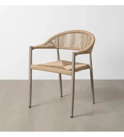 Zona-Design Krzesło ogrodowe PODERAN 76 cm beżowe