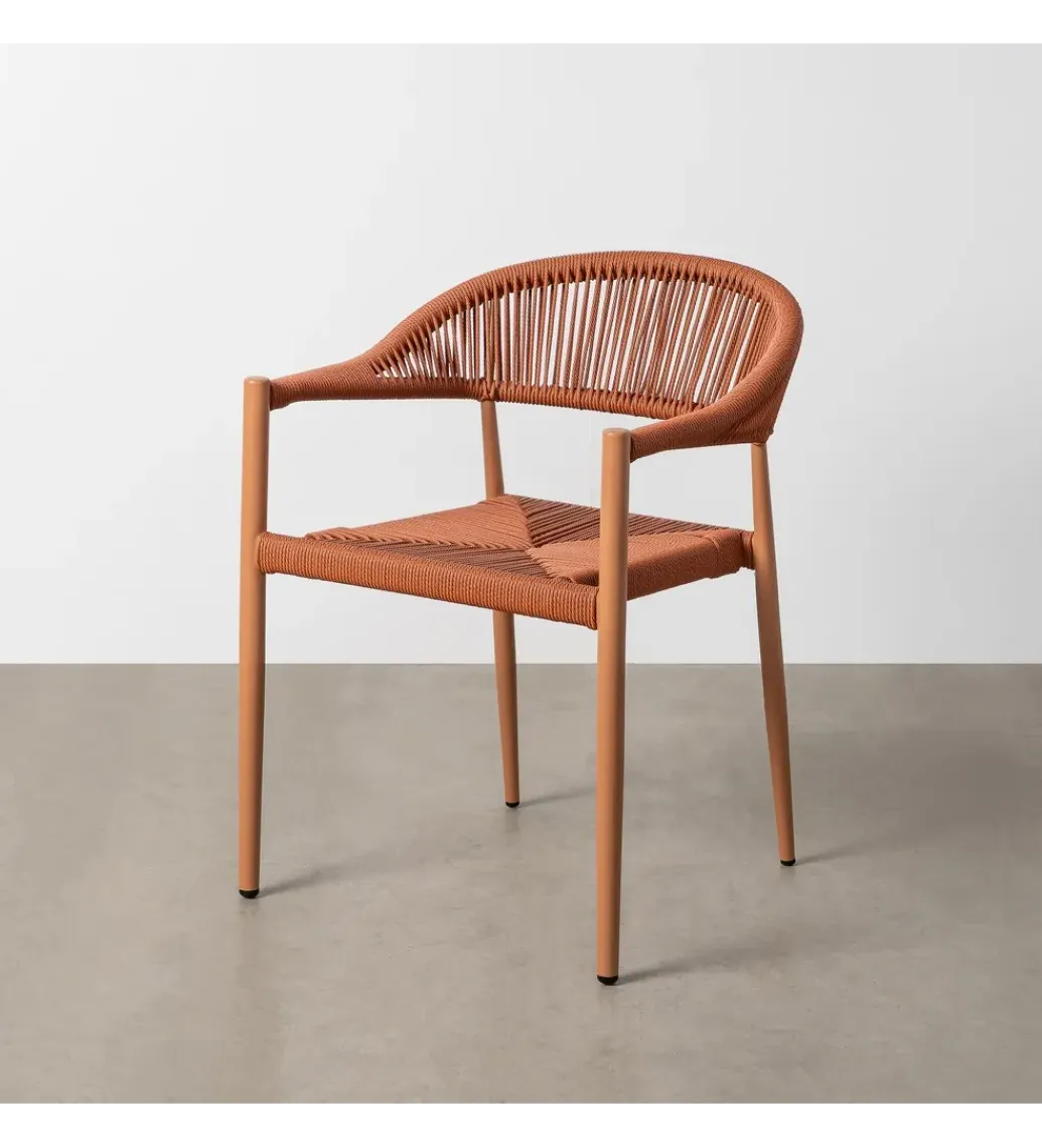 Zona-Design Krzesło ogrodowe PODERAN 76 cm terrakota