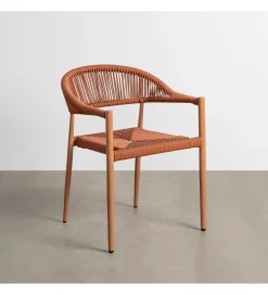 Zona-Design Krzesło ogrodowe PODERAN 76 cm terrakota