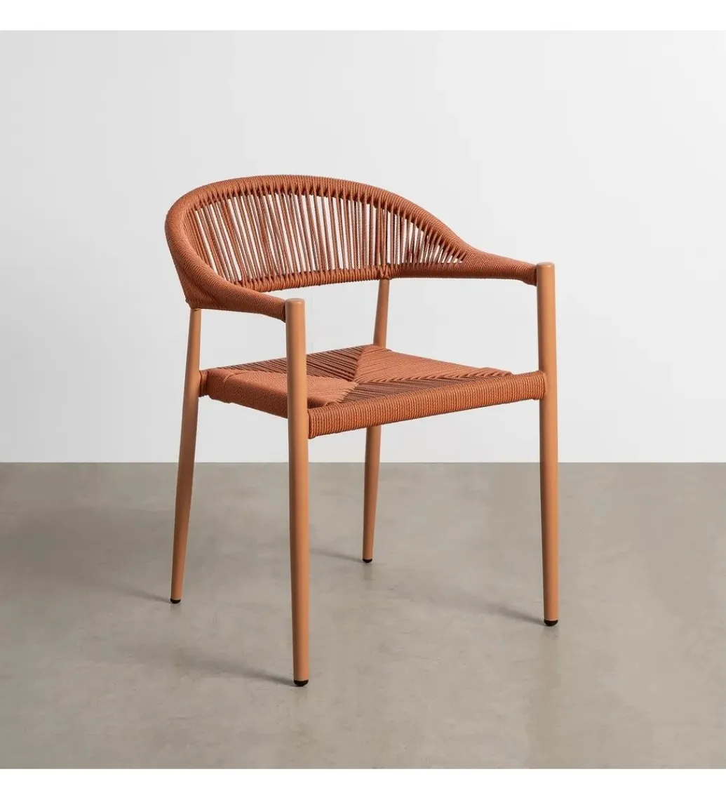 Zona-Design Krzesło ogrodowe PODERAN 76 cm terrakota