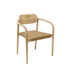 KARE Krzesło ogrodowe SOLE MIO 80 cm drewno teak