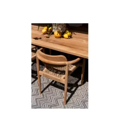 KARE Krzesło ogrodowe SOLE MIO 80 cm drewno teak