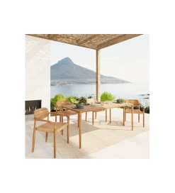 KARE Krzesło ogrodowe SOLE MIO 80 cm drewno teak