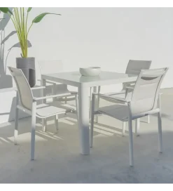 Zona-Design Krzesło ogrodowe STELLA 90 cm białe