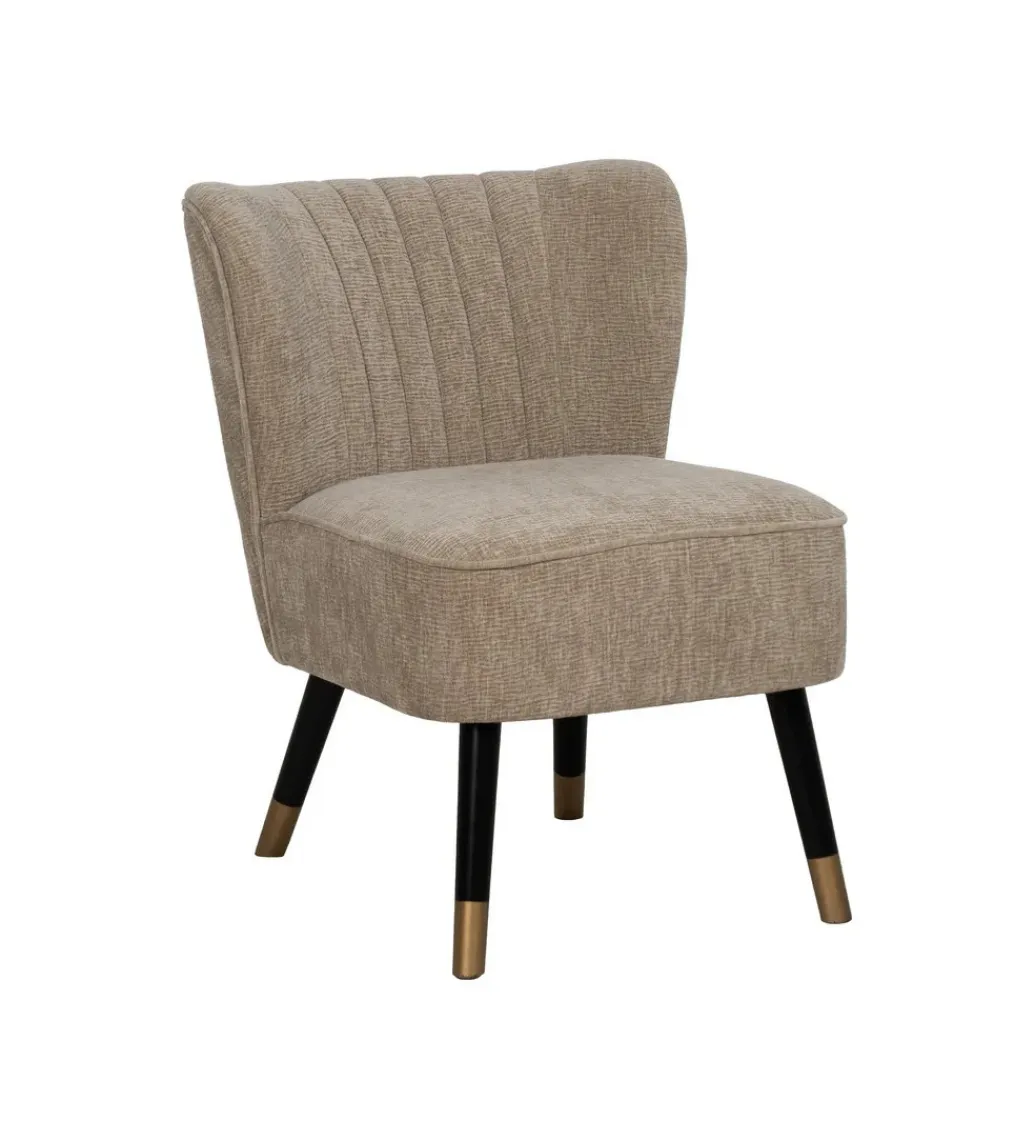 Zona-Design Krzesło PORESTAN 74 cm beżowe