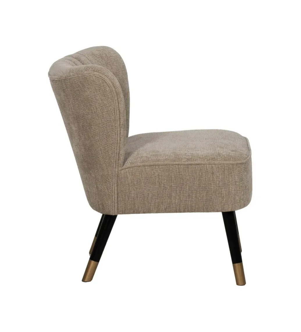 Zona-Design Krzesło PORESTAN 74 cm beżowe