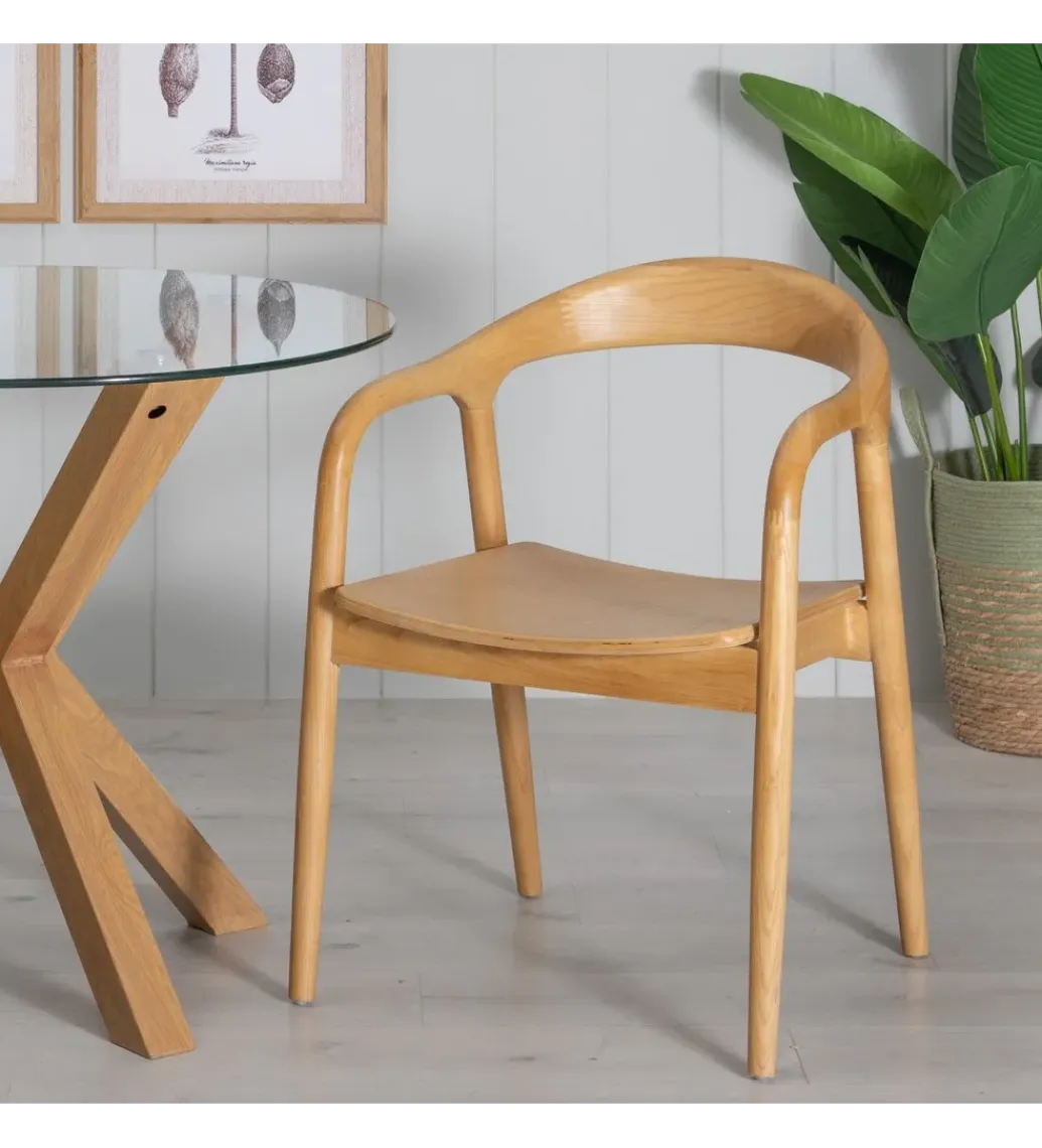 Zona-Design Krzesło RUSTYNMA 77 cm naturalne