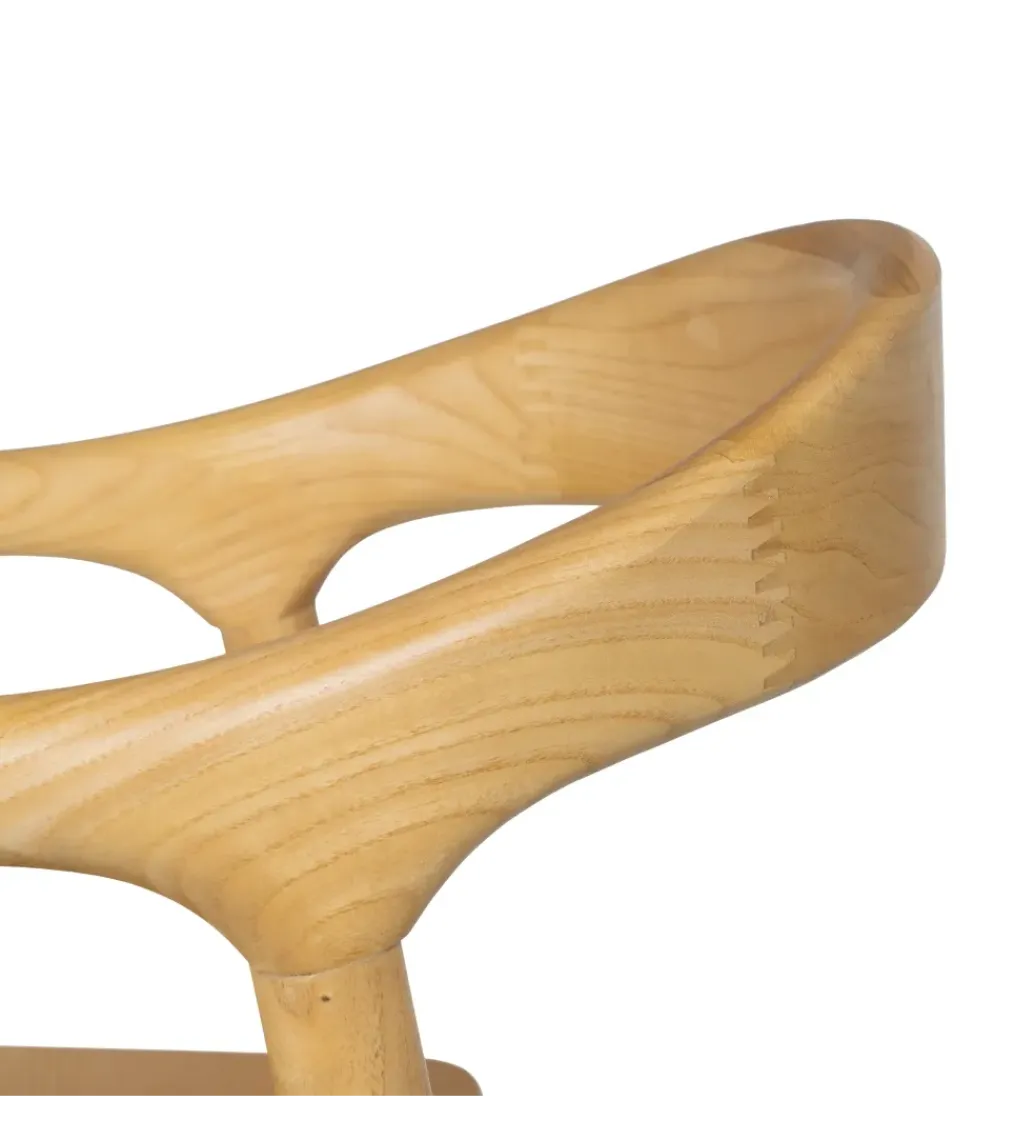 Zona-Design Krzesło RUSTYNMA 77 cm naturalne
