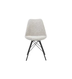 Invicta Interior Krzesło SCANDINAVIA 86 cm śnieżna panterka beżowo szara