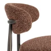 Zona-Design Krzesło TABURENMO 76 cm brązowo czarne