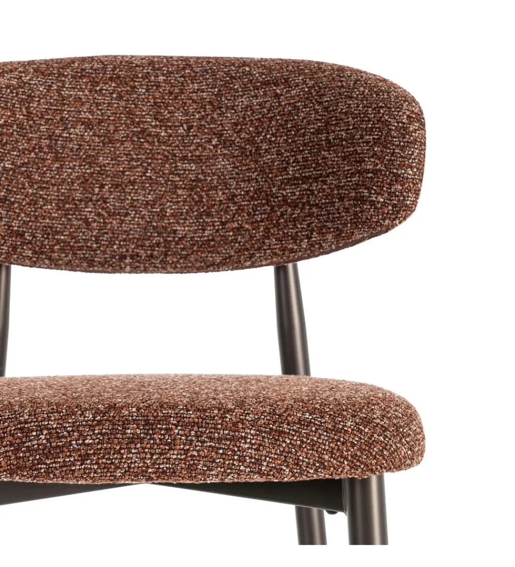 Zona-Design Krzesło TABURENMO 76 cm brązowo czarne