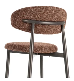Zona-Design Krzesło TABURENMO 76 cm brązowo czarne