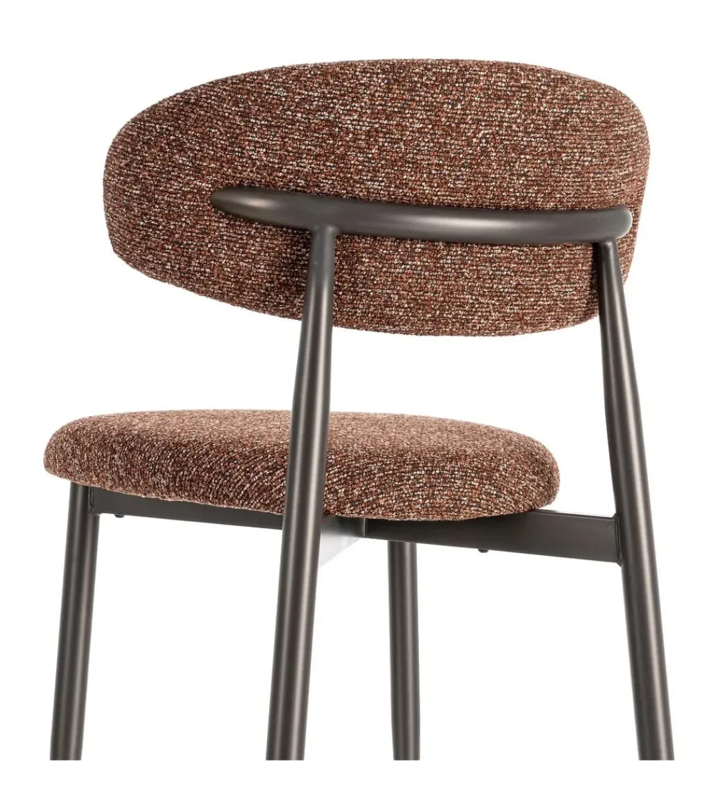 Zona-Design Krzesło TABURENMO 76 cm brązowo czarne