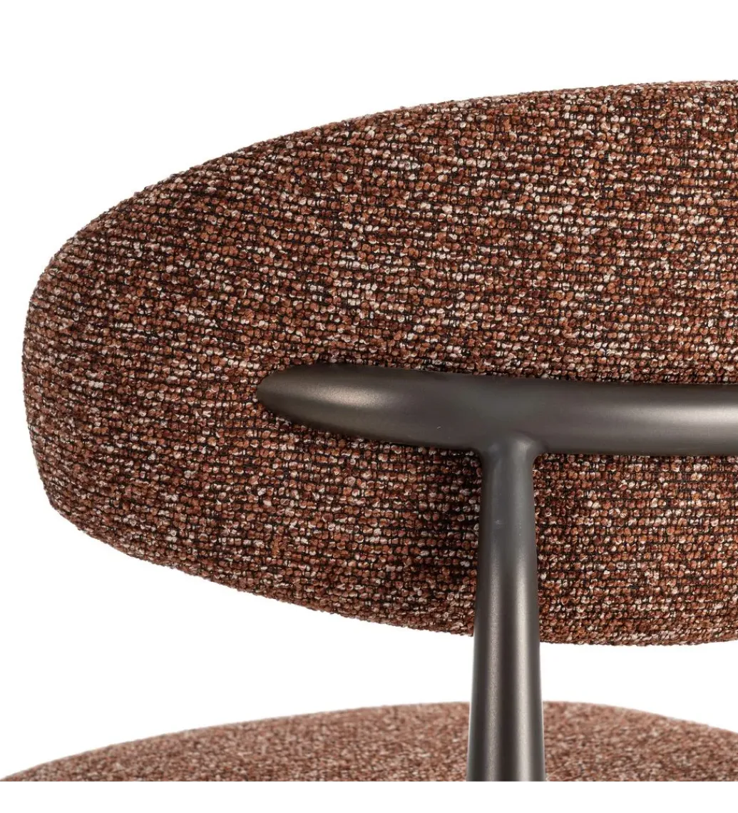 Zona-Design Krzesło TABURENMO 76 cm brązowo czarne