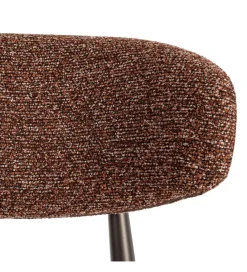 Zona-Design Krzesło TABURENMO 76 cm brązowo czarne