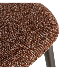 Zona-Design Krzesło TABURENMO 76 cm brązowo czarne
