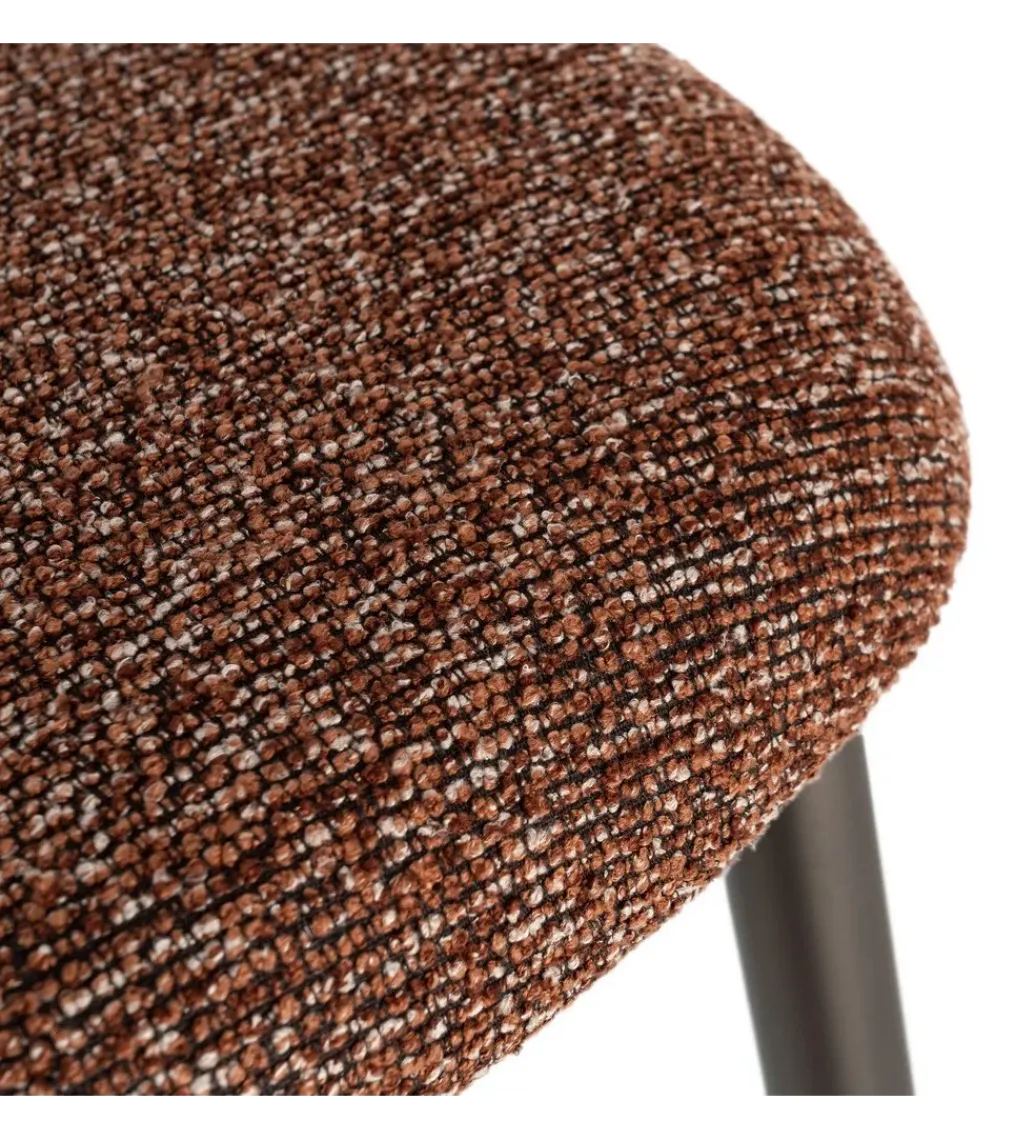 Zona-Design Krzesło TABURENMO 76 cm brązowo czarne