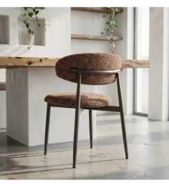Zona-Design Krzesło TABURENMO 76 cm brązowo czarne
