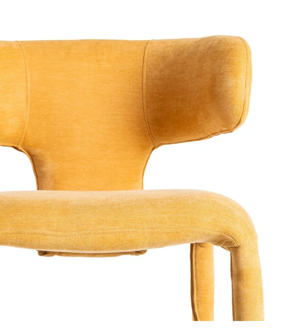 Zona-Design Krzesło TEJIDO 76 cm żółte