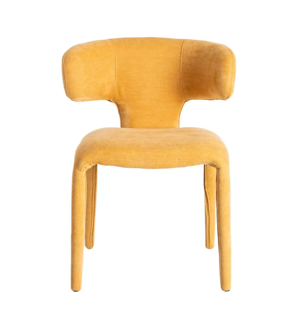 Zona-Design Krzesło TEJIDO 76 cm żółte