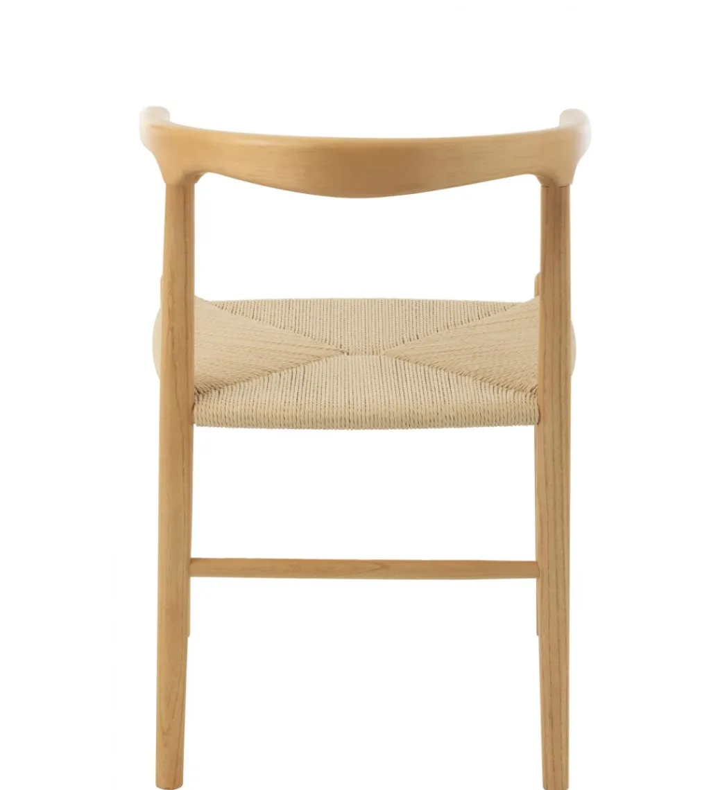 J-Line Krzesło TOON 79 cm drewno bukowe naturalne