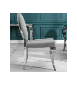 Invicta Interior Krzesło VIENNA Gloria szare