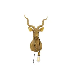 KDesign Lampa ścienna ANIMAL GOAT 45 x 74 cm złota