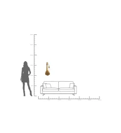 KDesign Lampa ścienna ANIMAL HERON 61 cm