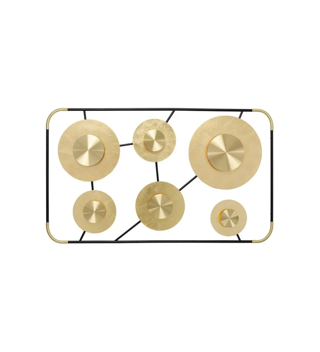 KDesign Lampa ścienna DISC 110 x 185 cm złota