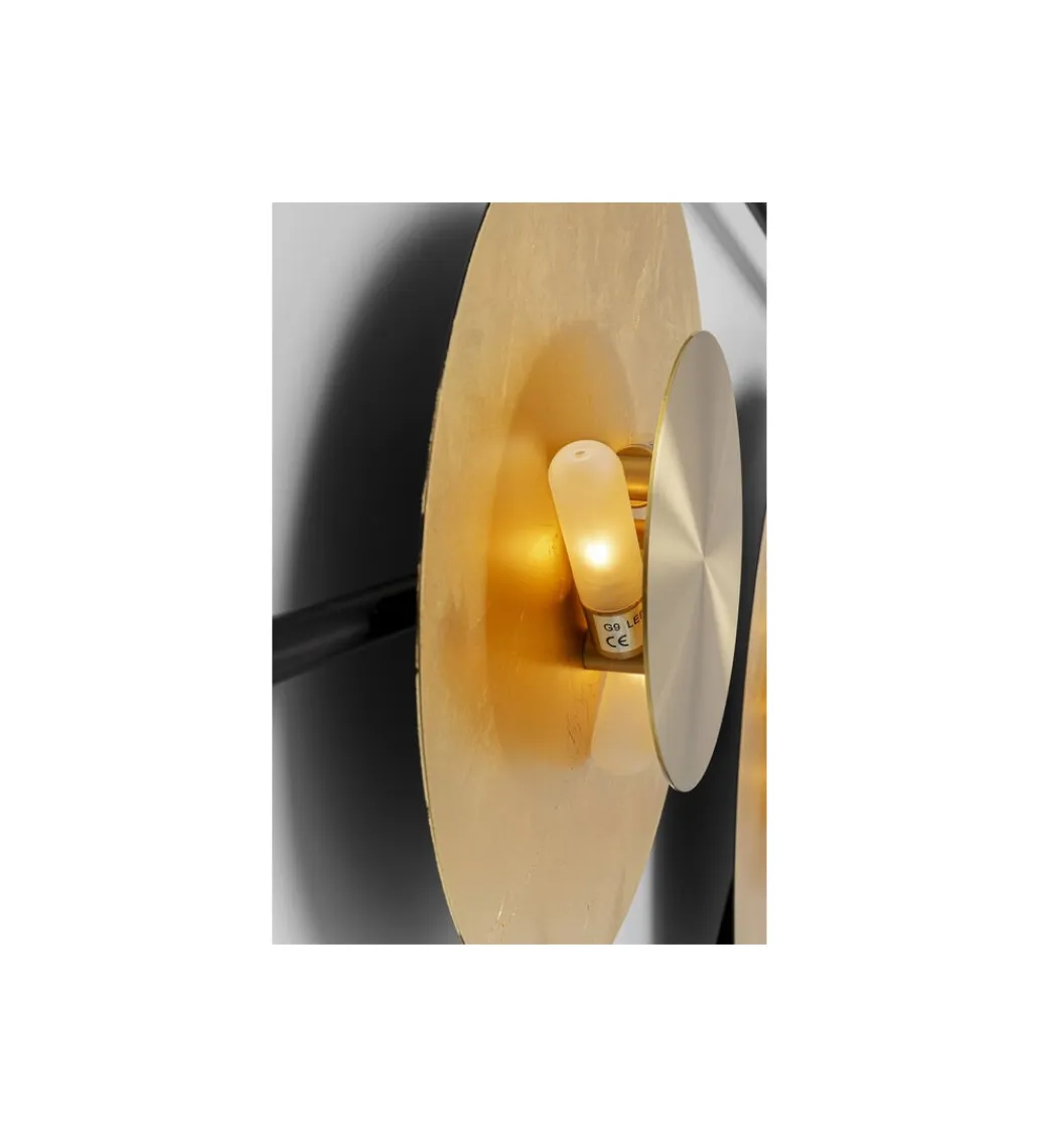 KDesign Lampa ścienna DISC 110 x 185 cm złota