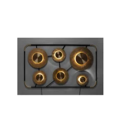 KDesign Lampa ścienna DISC 110 x 185 cm złota