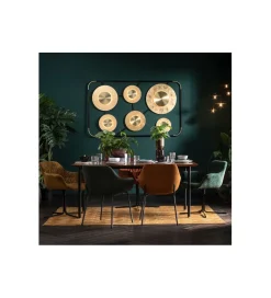 KDesign Lampa ścienna DISC 110 x 185 cm złota