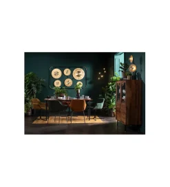 KDesign Lampa ścienna DISC 110 x 185 cm złota