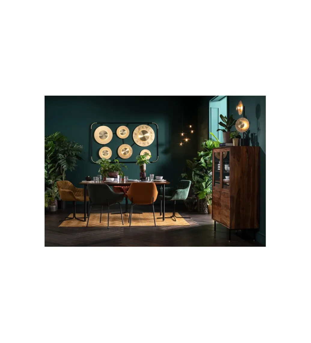 KDesign Lampa ścienna DISC 110 x 185 cm złota