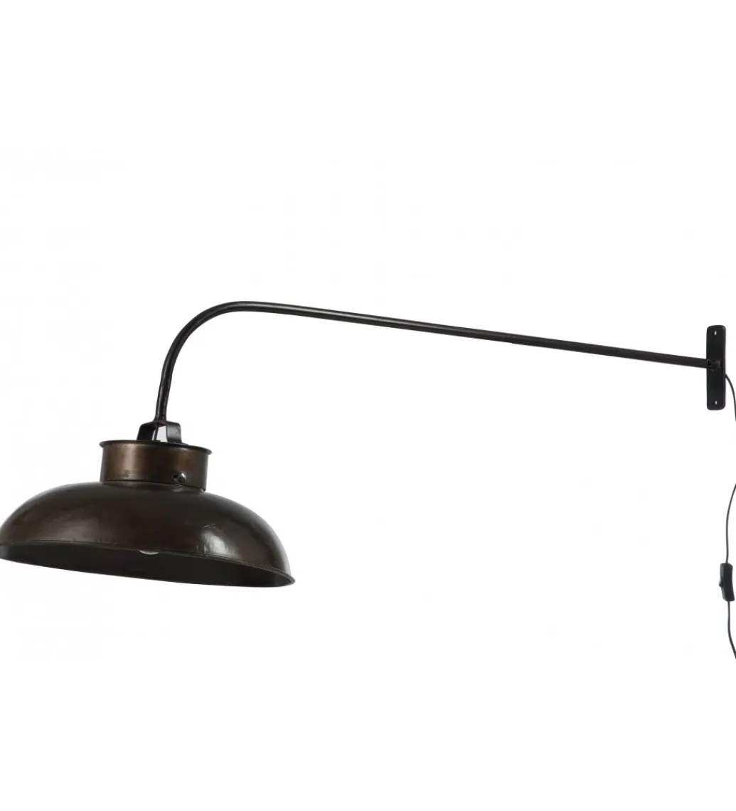 J-Line Lampa ścienna LOUNGY 100 cm czarna