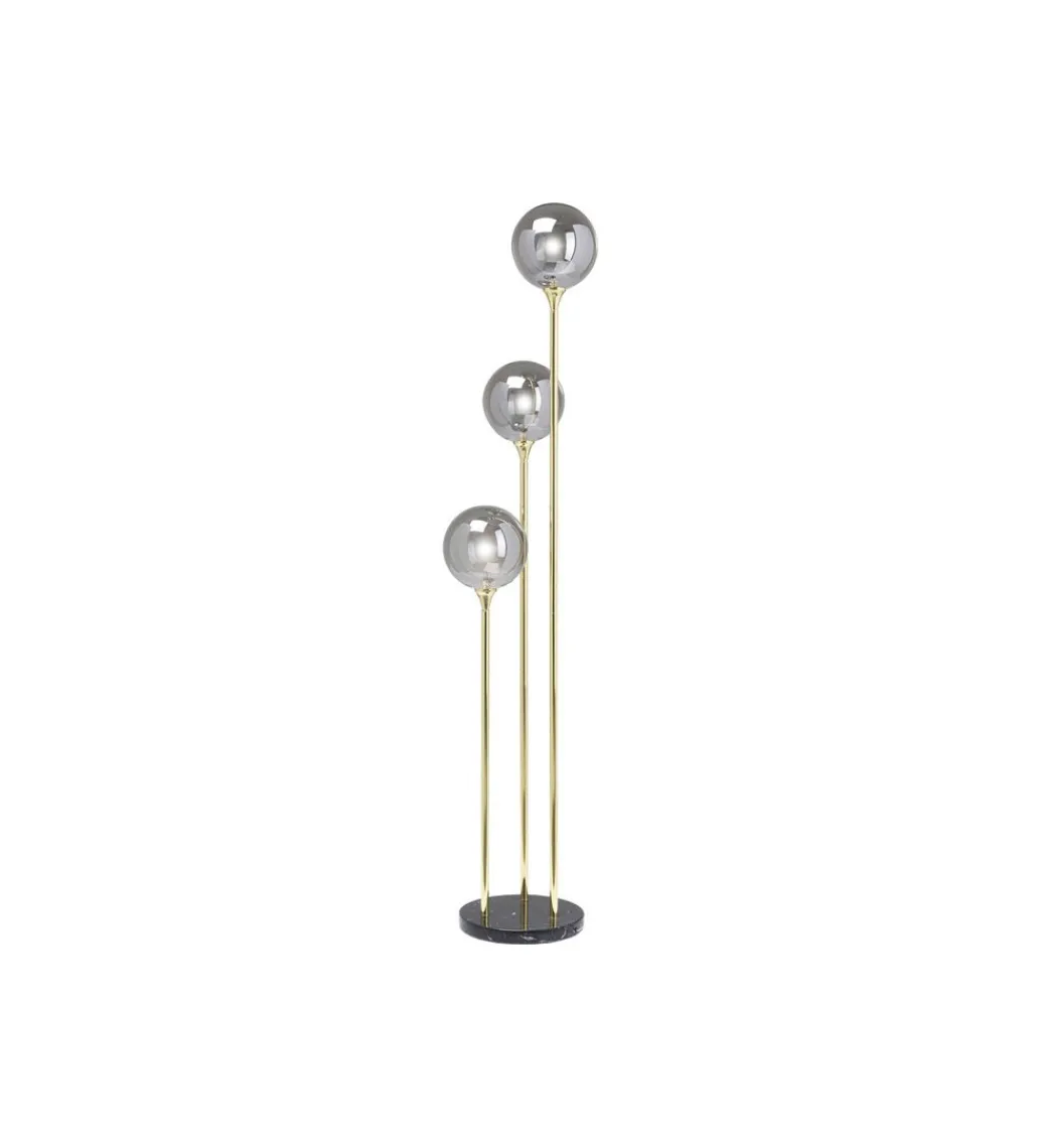 KDesign Lampa podłogowa Al capone tre 176 cm złota