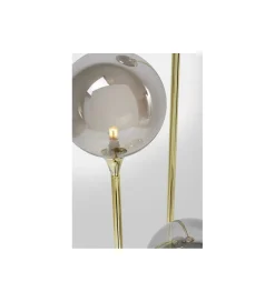 KDesign Lampa podłogowa Al capone tre 176 cm złota