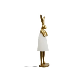 KDesign Lampa podłogowa ANIMAL RABBIT 150 cm złota