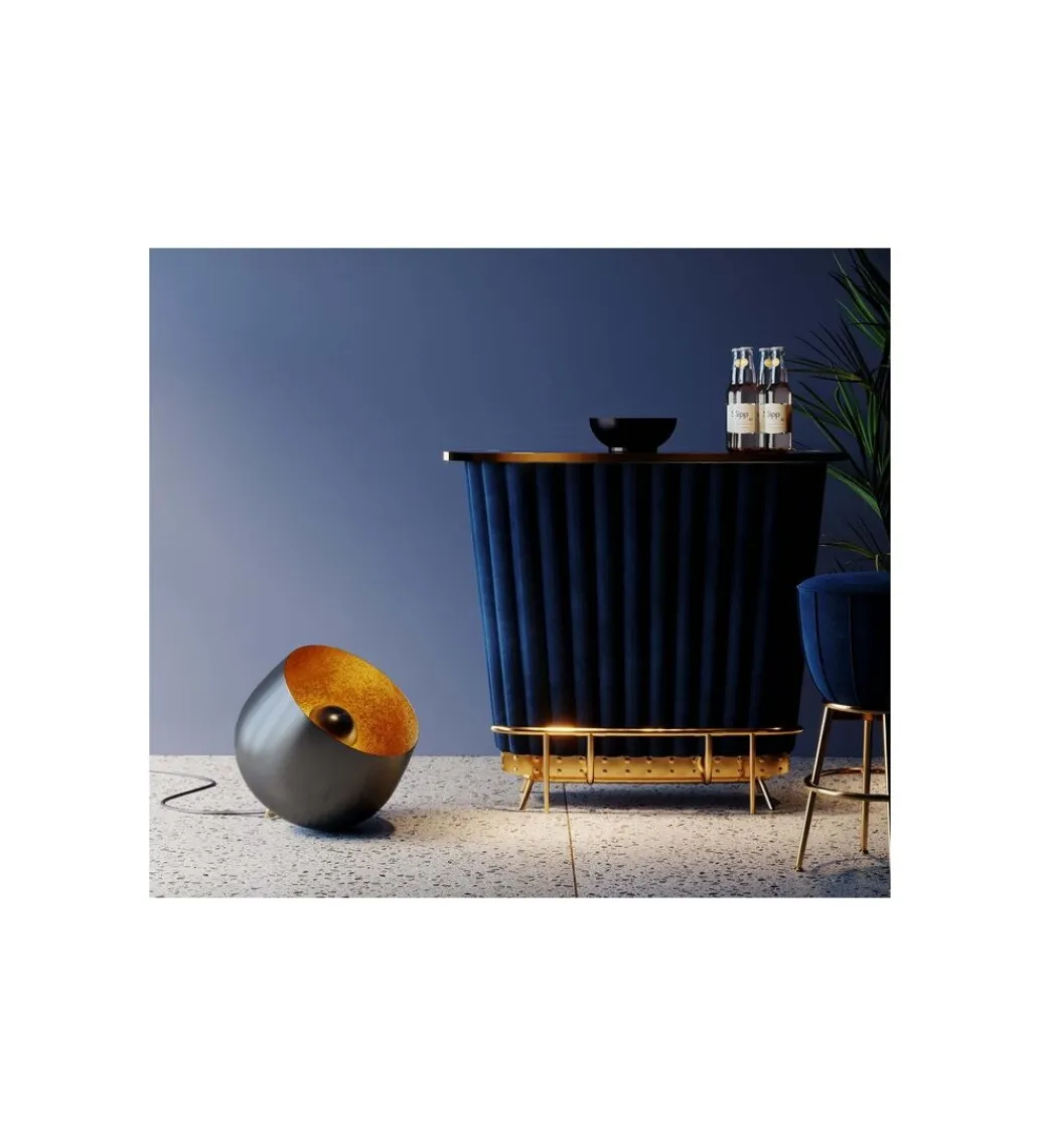 KDesign Lampa podłogowa APOLLON 50 cm grafit