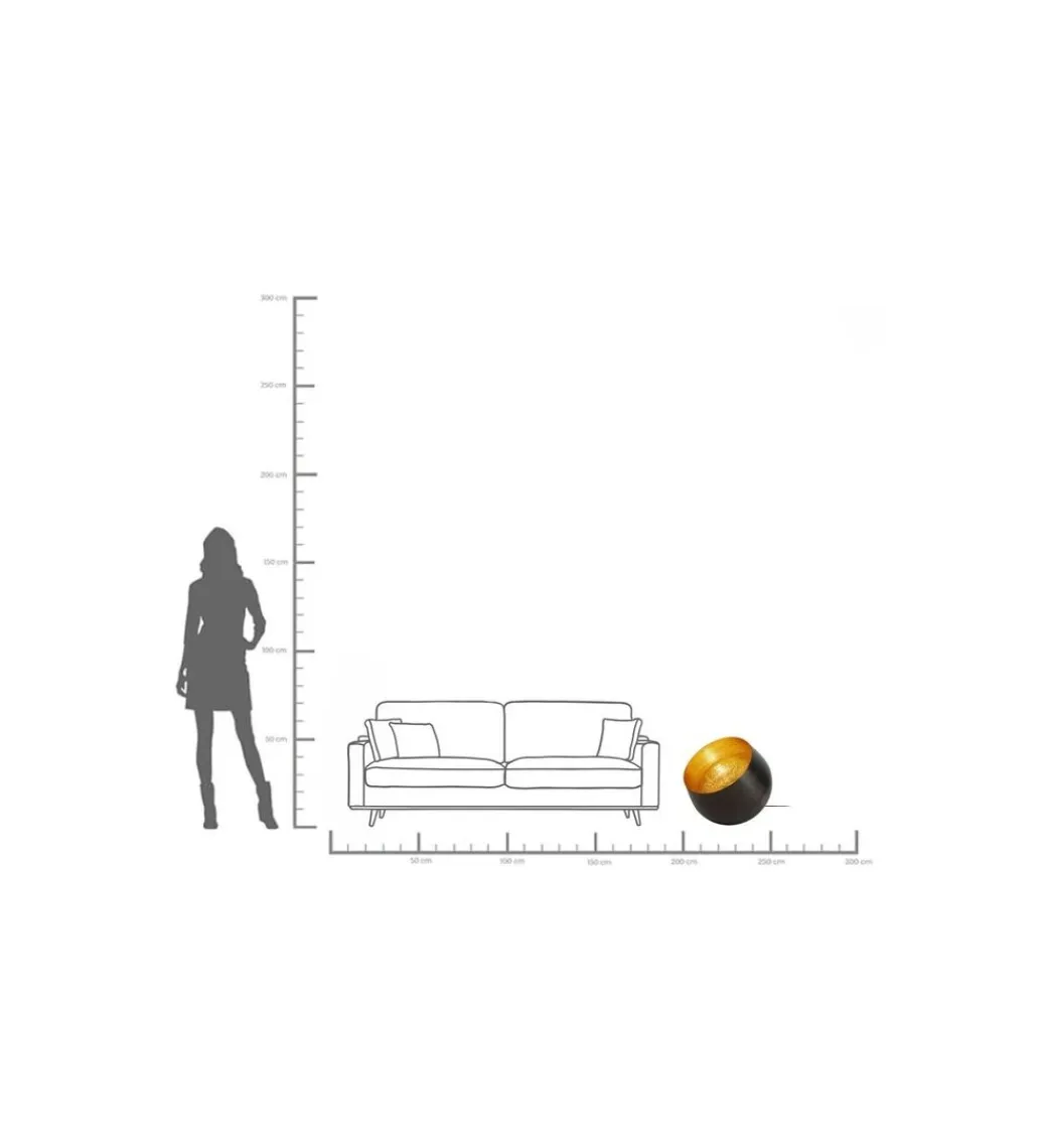 KDesign Lampa podłogowa APOLLON 50 cm grafit
