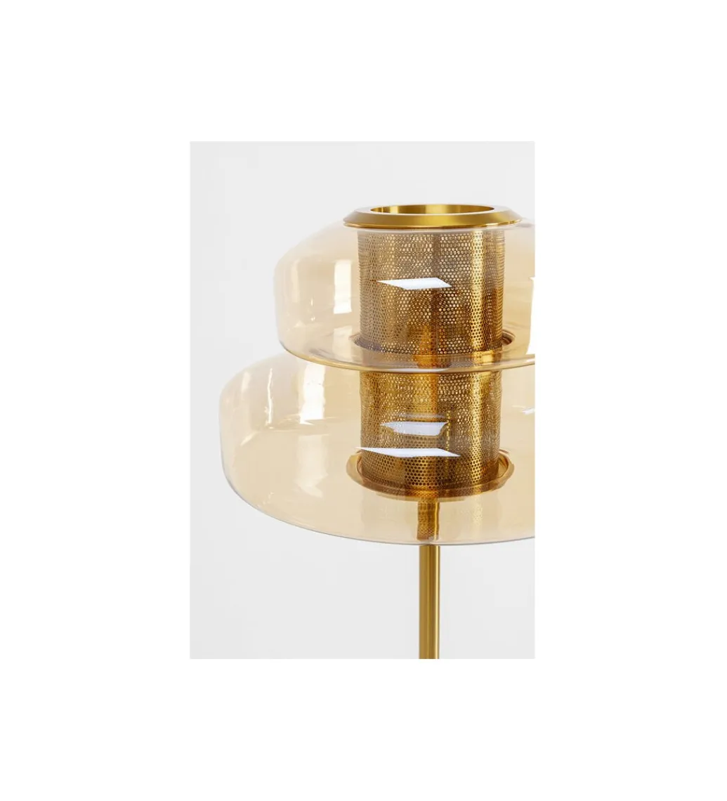 KDesign Lampa podłogowa ARCADIA AMBER 155 cm złota