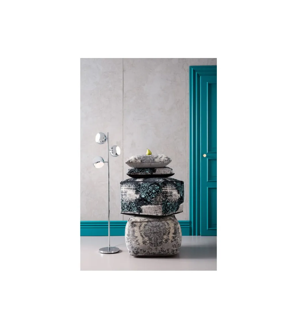 KDesign Lampa podłogowa CALOTTA chromowana